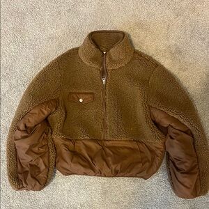 Frame Half-zip Sherpa Jacket